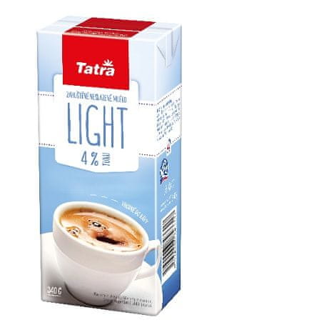 WEBHIDDENBRAND Kondenzované mlieko Tatra - nesladené, light 4%, 340 g